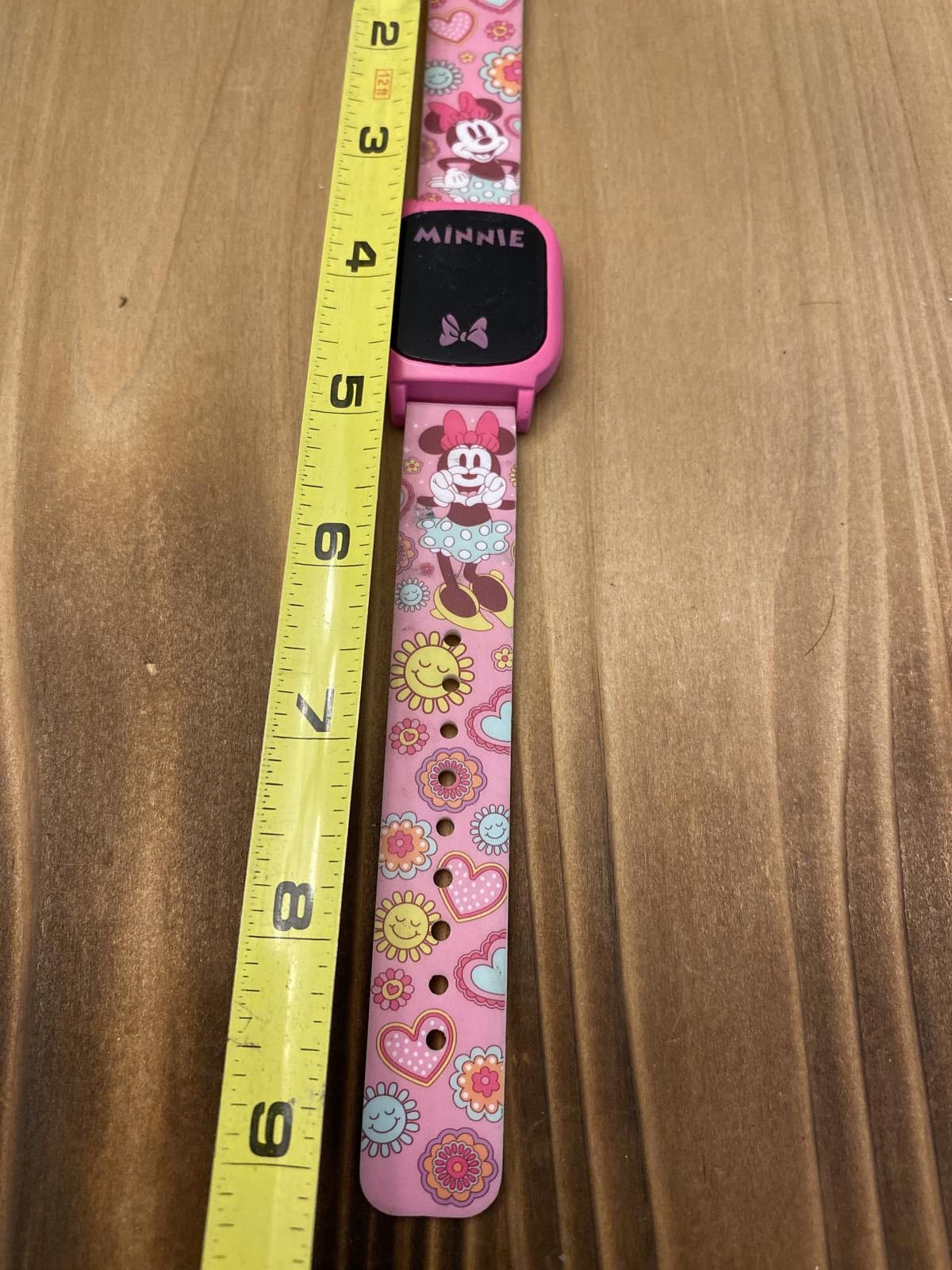 Designer LCD Minnie Mouse watch pink working Size ONE SIZE - 8 Thumbnail