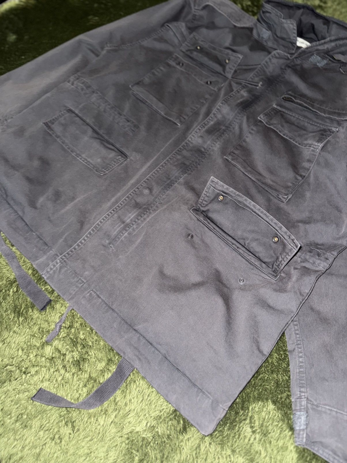 Japanese Brand [XL] Cost Per Kilo Vintage Washed M65 Field Jacket Dark Grey Size US XL / EU 56 / 4 - 6 Thumbnail