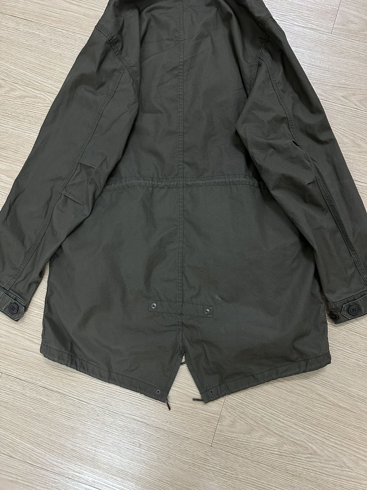 Japanese Brand × Seditionaries Back Number Military Half Coat Parka For Winter Size US L / EU 52-54 / 3 - 7 Thumbnail