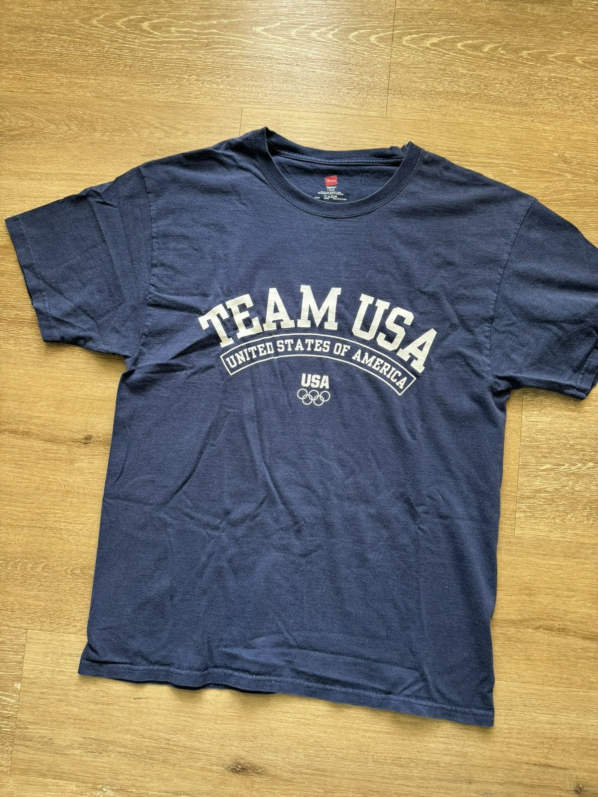 USA Olympics Olympic Tee - TEAM USA Official Arch Logo Dark Blue (Large) Size US L / EU 52-54 / 3 - 2 Thumbnail