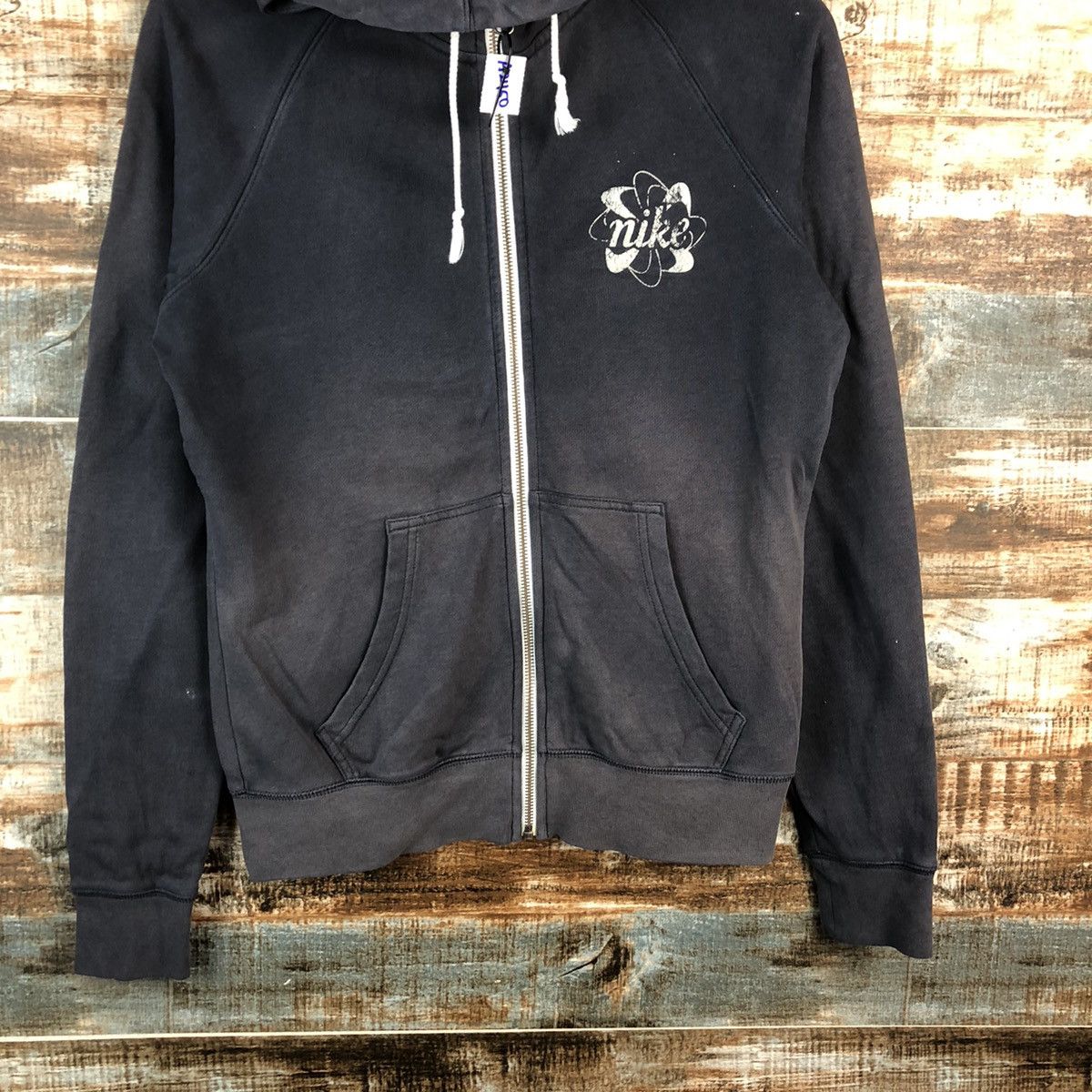 Nike DLL Nike vintage Blue pinwheel sweater Hoodie #A2450 Size US S / EU 44-46 / 1 - 3 Thumbnail