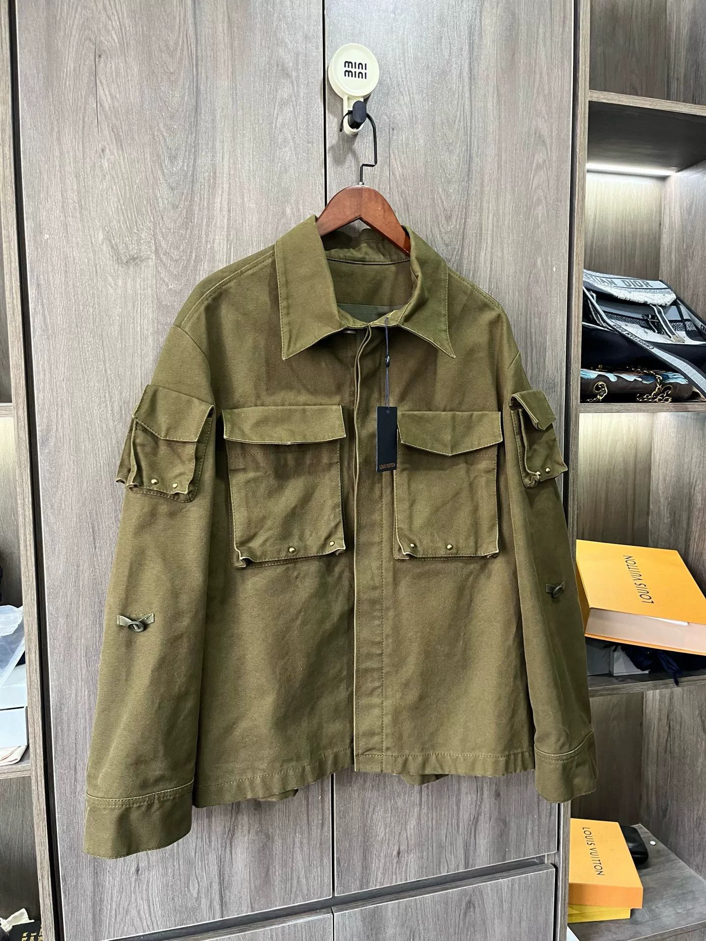 Louis Vuitton Louis Vuitton SS24 Pharrell Studded Cargo Jacket Size US XL / EU 56 / 4 - 8 Thumbnail