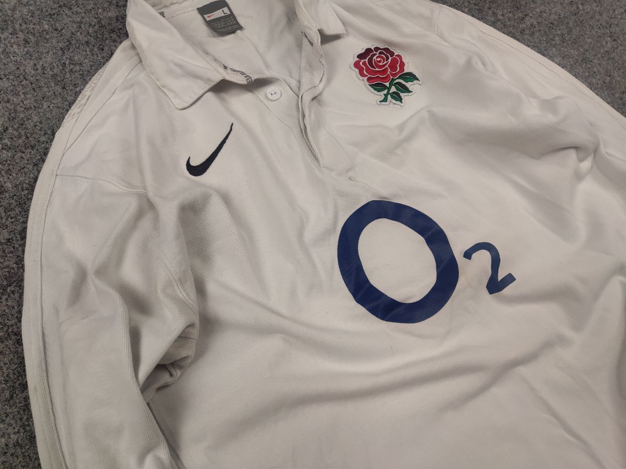 Nike Vintage Nike O2 Longsleeve Shirt England Rugby Team Jersey Size US M / EU 48-50 / 2 - 5 Thumbnail