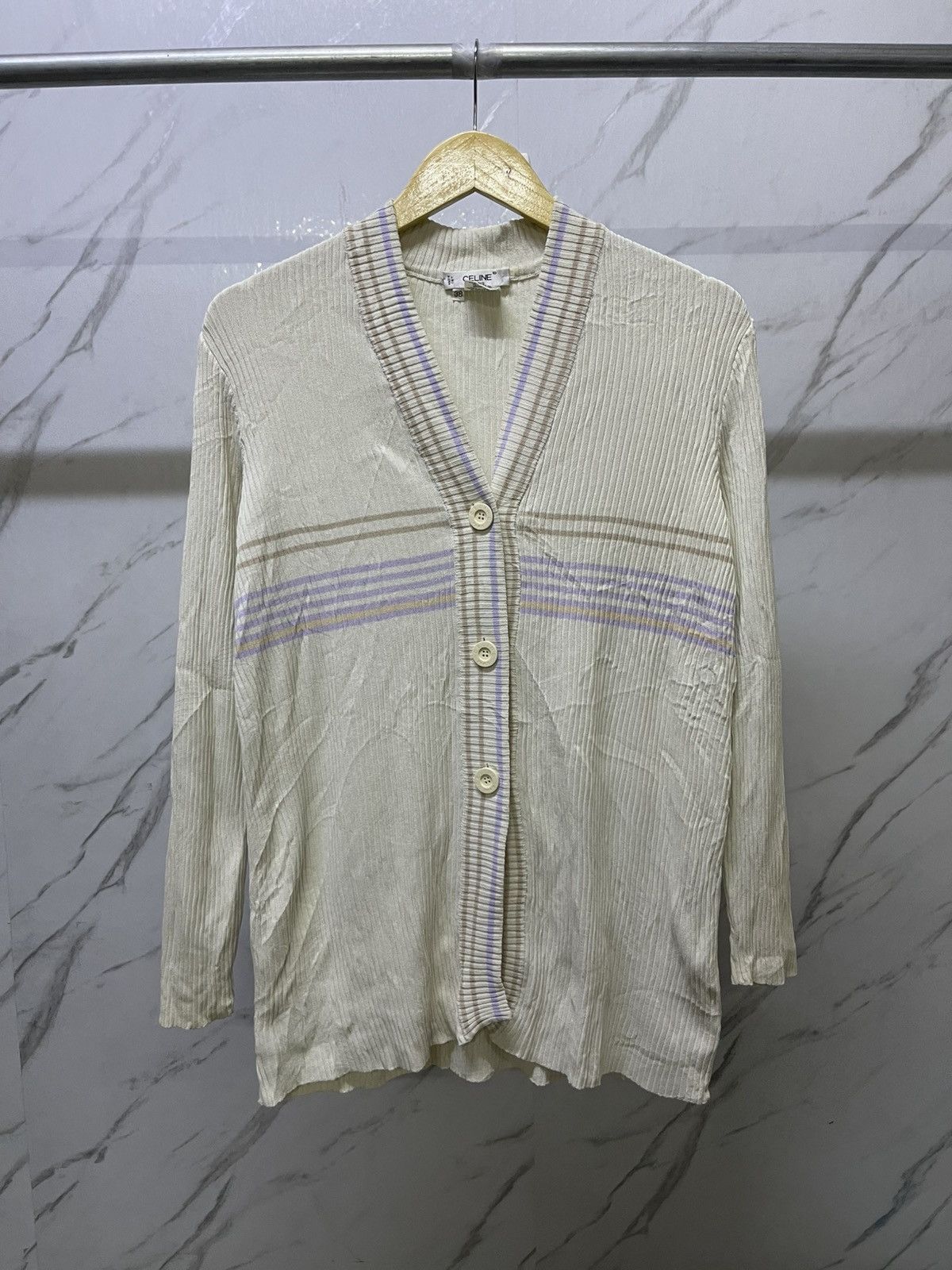 Celine Celine Cardigan Sweater Size M / US 6-8 / IT 42-44 - 1 Thumbnail