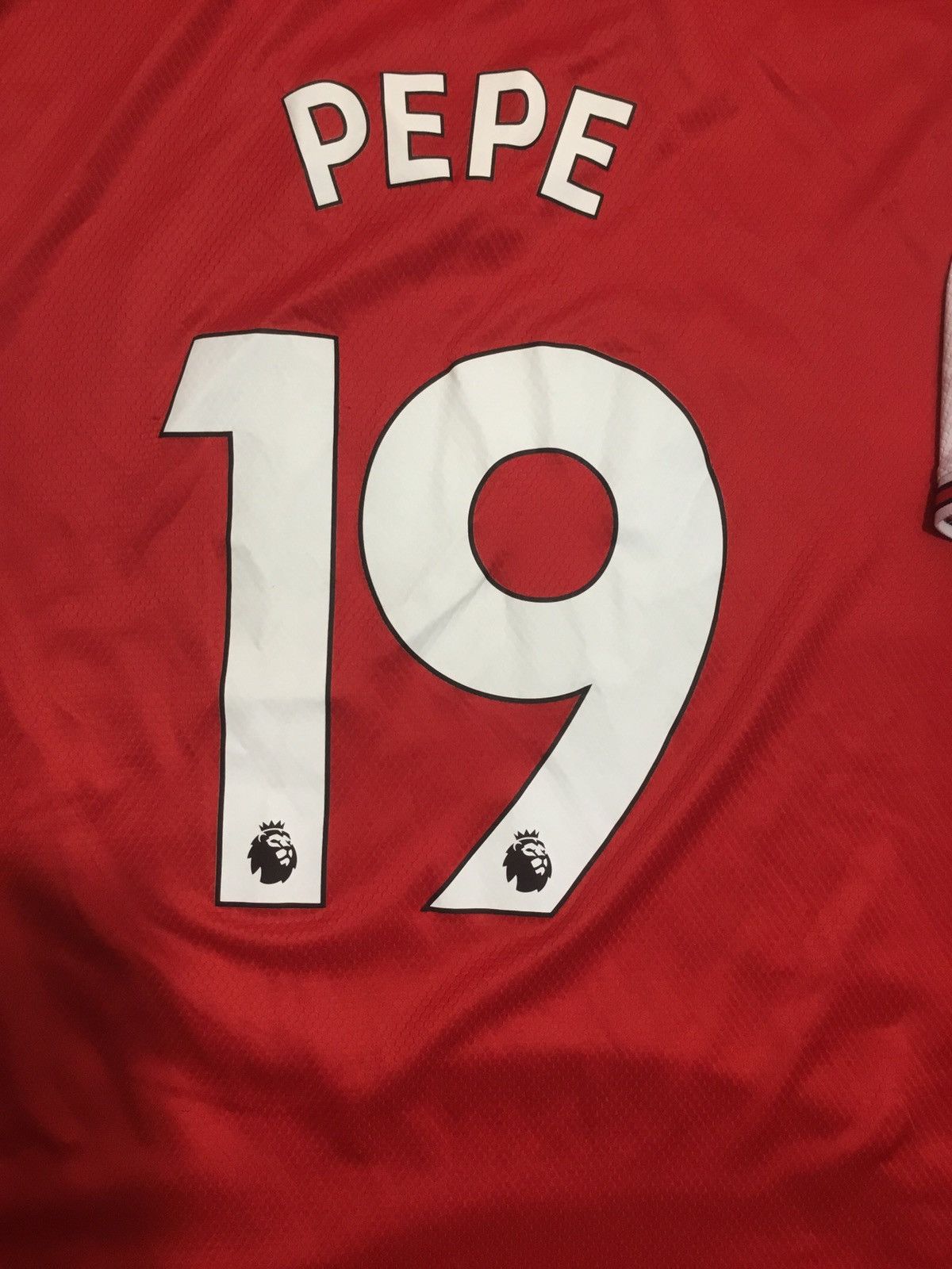 Adidas ARSENAL F.C. ENGLAND 2019/2020 HOME FOOTBALL SHIRT PEPE #19 Size US M / EU 48-50 / 2 - 13 Thumbnail