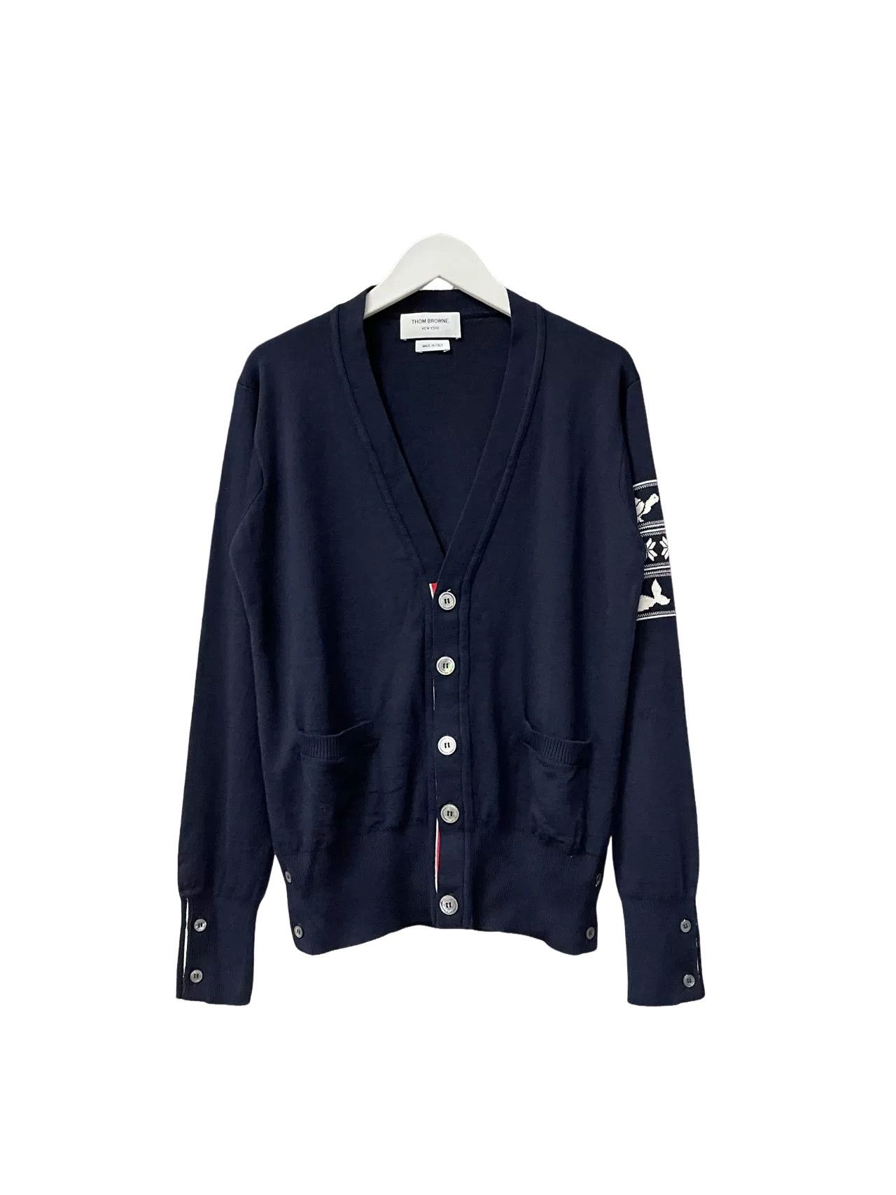 Thom Browne Thom Browne Intarsia Cardigan Size XS Size US XS / EU 42 / 0 - 1 Thumbnail