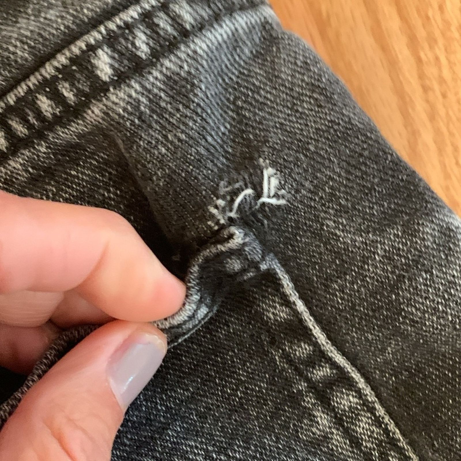 Pacsun PacSun Super Soft Black Mom Jeans Size 23" - 5 Thumbnail