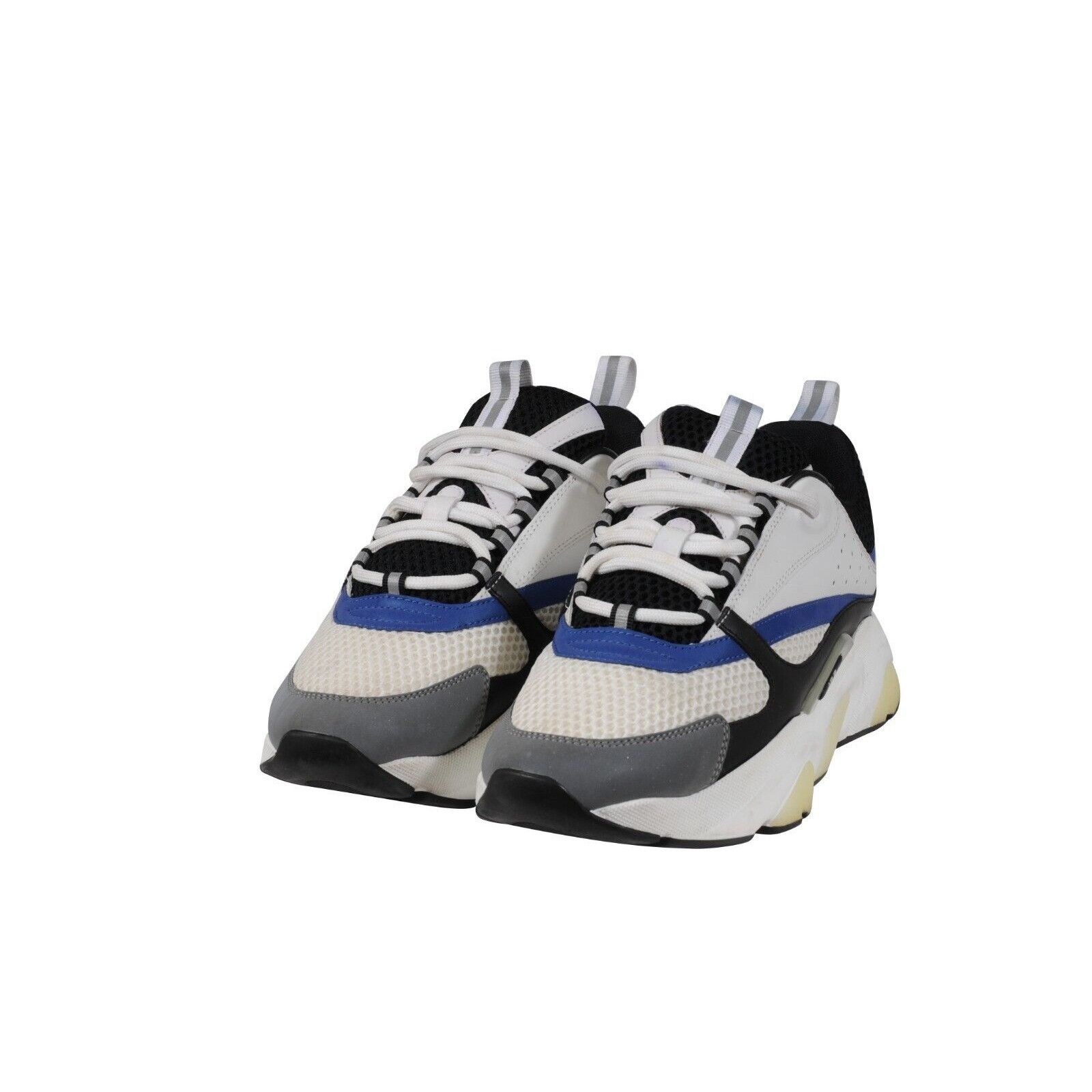 Dior B22 Sneakers White Blue Black Gray Chunky - 02094 B Size US 9 / EU 42 - 3 Thumbnail