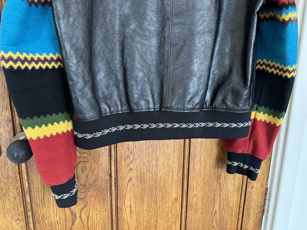Saint Laurent Paris Saint Laurent leather teddy jacket 50 blue red black Size US M / EU 48-50 / 2 - 17 Thumbnail