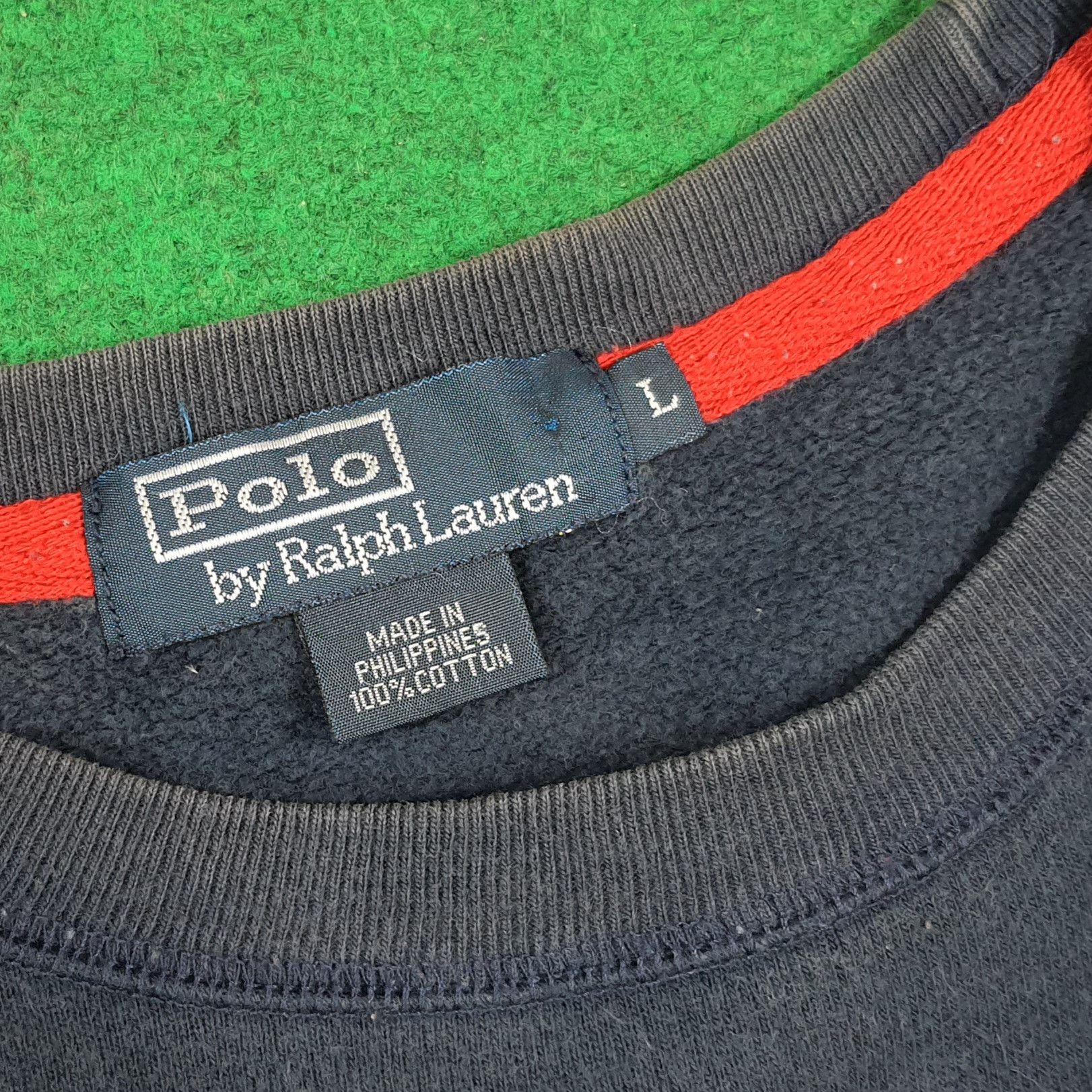 Polo Ralph Lauren Vintage Polo Ralph Lauren Embroidery Logo Sweatshirt C291N11 Size US XL / EU 56 / 4 - 5 Thumbnail