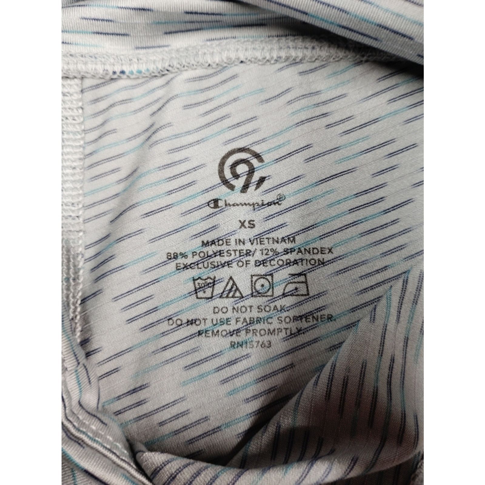 Champion Champion Light Gray Leggings with Subtle Heathered Stripe Size 24" / US 00 / IT 34 - 2 Thumbnail
