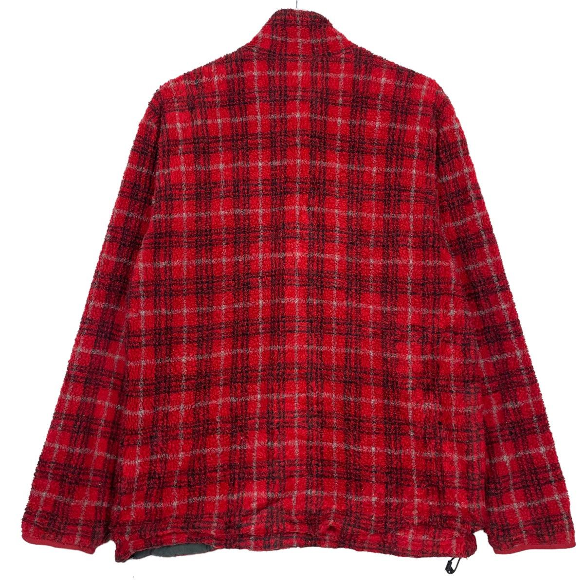 Japanese Brand × Uniqlo 💥UNIQLO DEEP PILE FLEECE TARTAN ZIPPER SWEATER Size US L / EU 52-54 / 3 - 8 Thumbnail