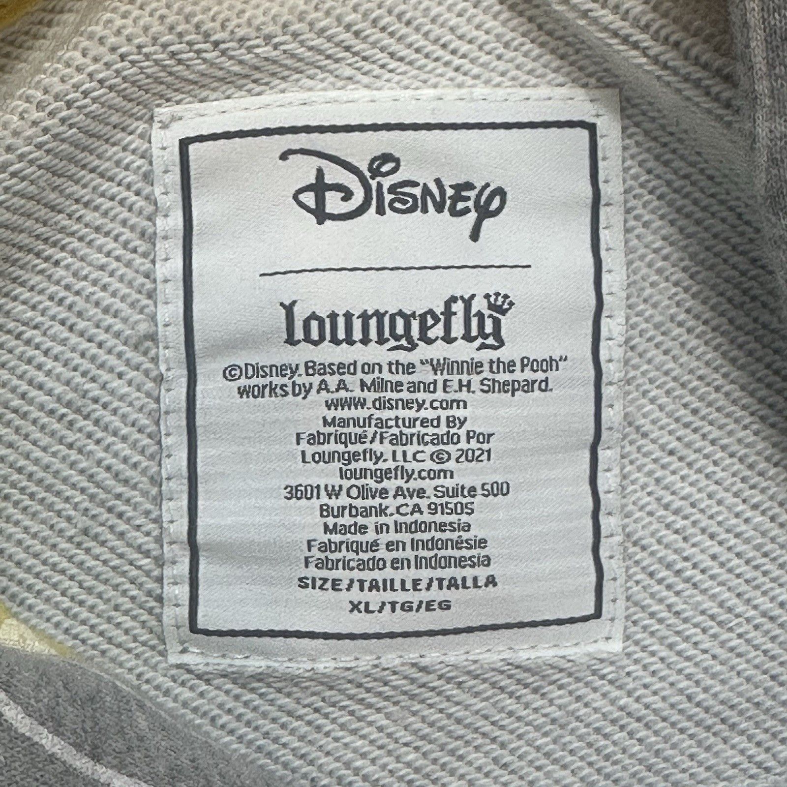 Disney Loungefly Disney Winnie The Pooh "Oh Bother" Hoodie Adult XL Size XL / US 12-14 / IT 48-50 - 7 Thumbnail