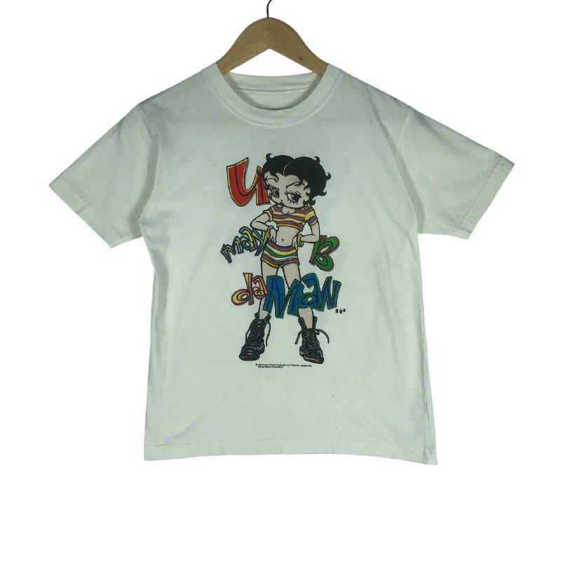 Cartoon Network Vtg 90s Betty Boot " U May B da Man, But I'm da Women" Tee Size S / US 4 / IT 40 - 1 Thumbnail