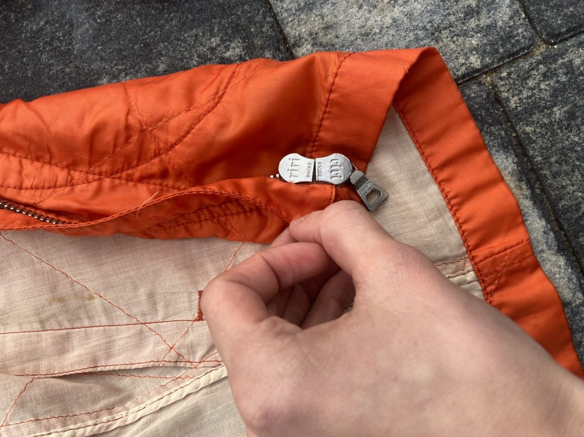 Prada Vintage Prada Orange Windbreaker Jacket Retro y2k Size S / US 4 / IT 40 - 9 Thumbnail