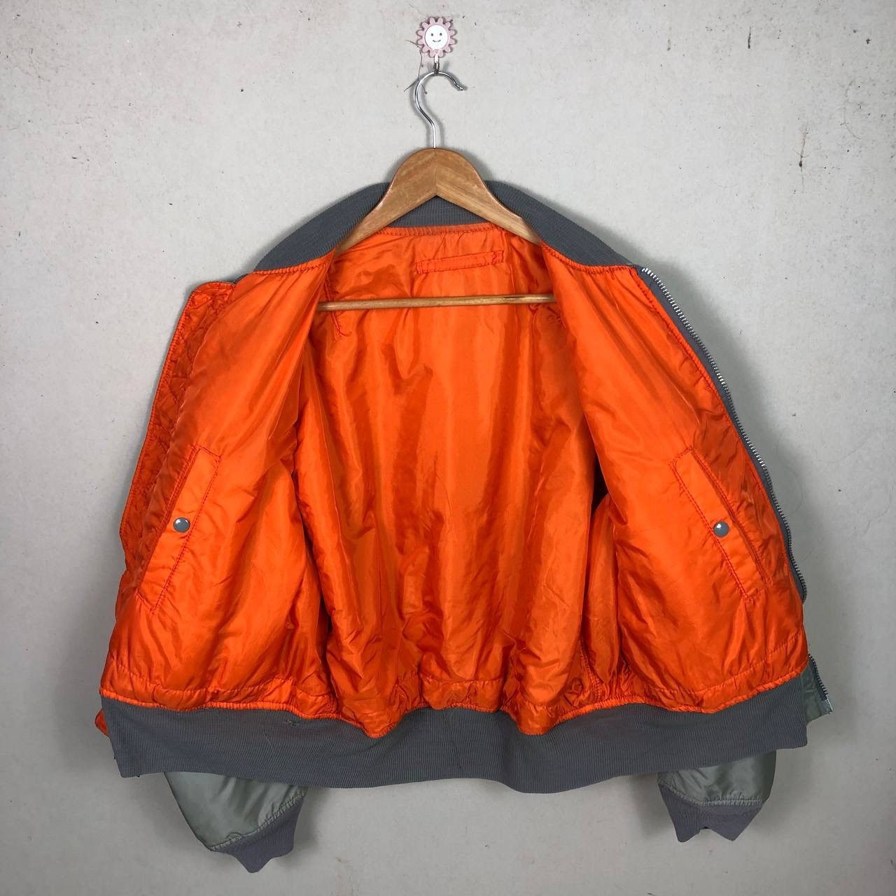 Alpha Industries × Vintage Vintage Alpha Industries MA-1 Flight Jacket Bomber Jacket Size US L / EU 52-54 / 3 - 4 Thumbnail