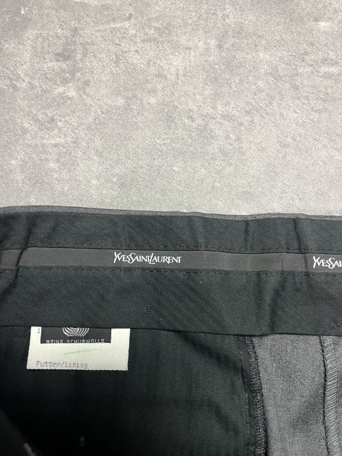 Yves Saint Laurent 90s Yves Saint Laurent YSL Vintage Wool Casual Pants 52 Size US 36 / EU 52 - 7 Thumbnail