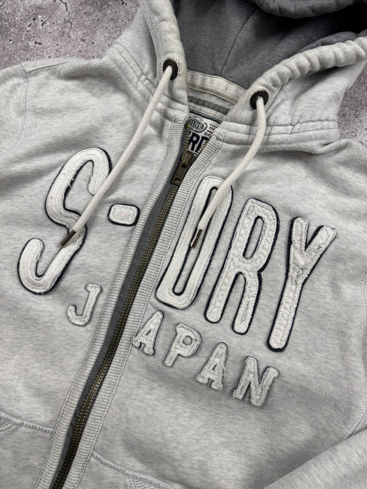 Japanese Brand Vintage Superdry Japan Spirit LGB style y2k fur zip hoodie Size US L / EU 52-54 / 3 - 5 Thumbnail
