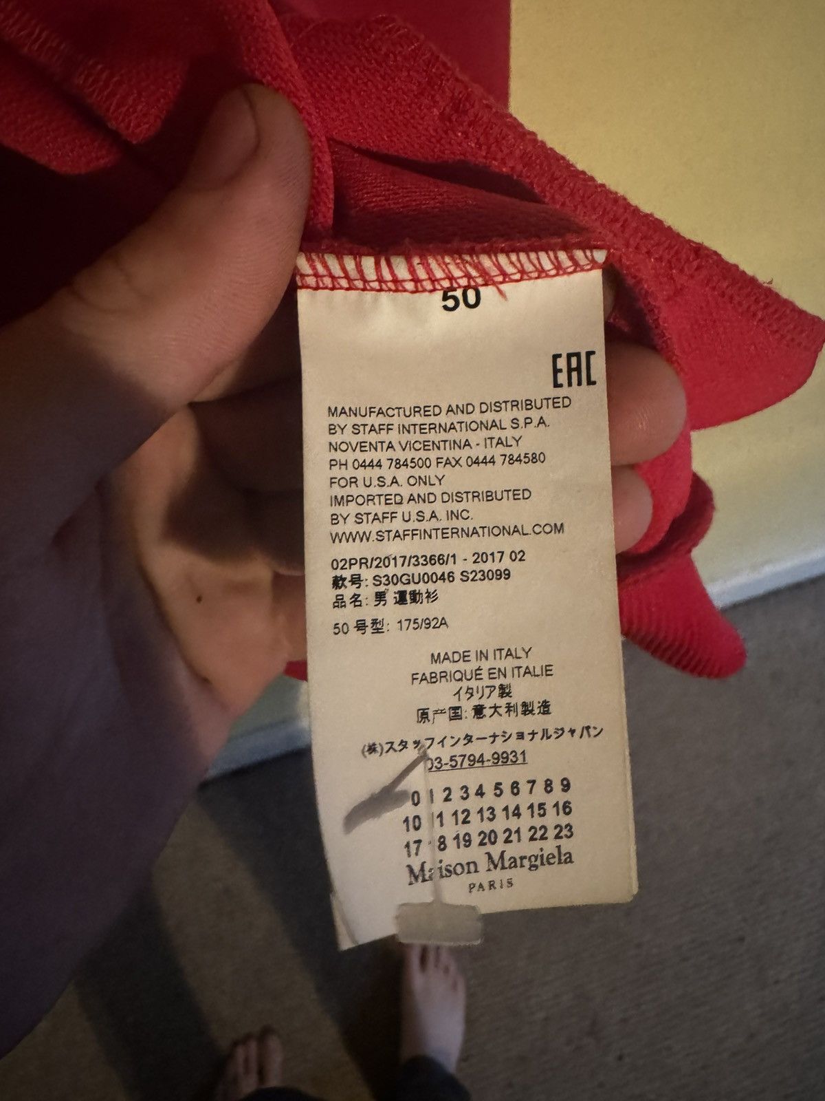 Maison Margiela Maison Margiela Red Track Jacket Size US M / EU 48-50 / 2 - 3 Thumbnail
