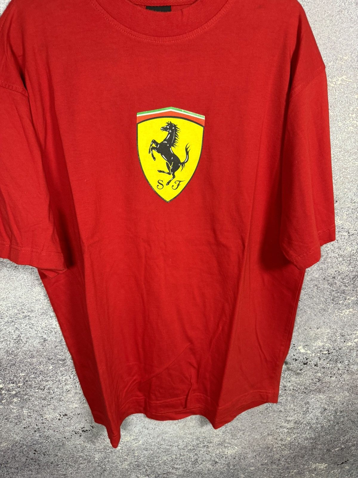 Ferrari × Vintage 00’s Vintage Ferrari Big Logo T shirt y2k XL size Size US XL / EU 56 / 4 - 3 Thumbnail