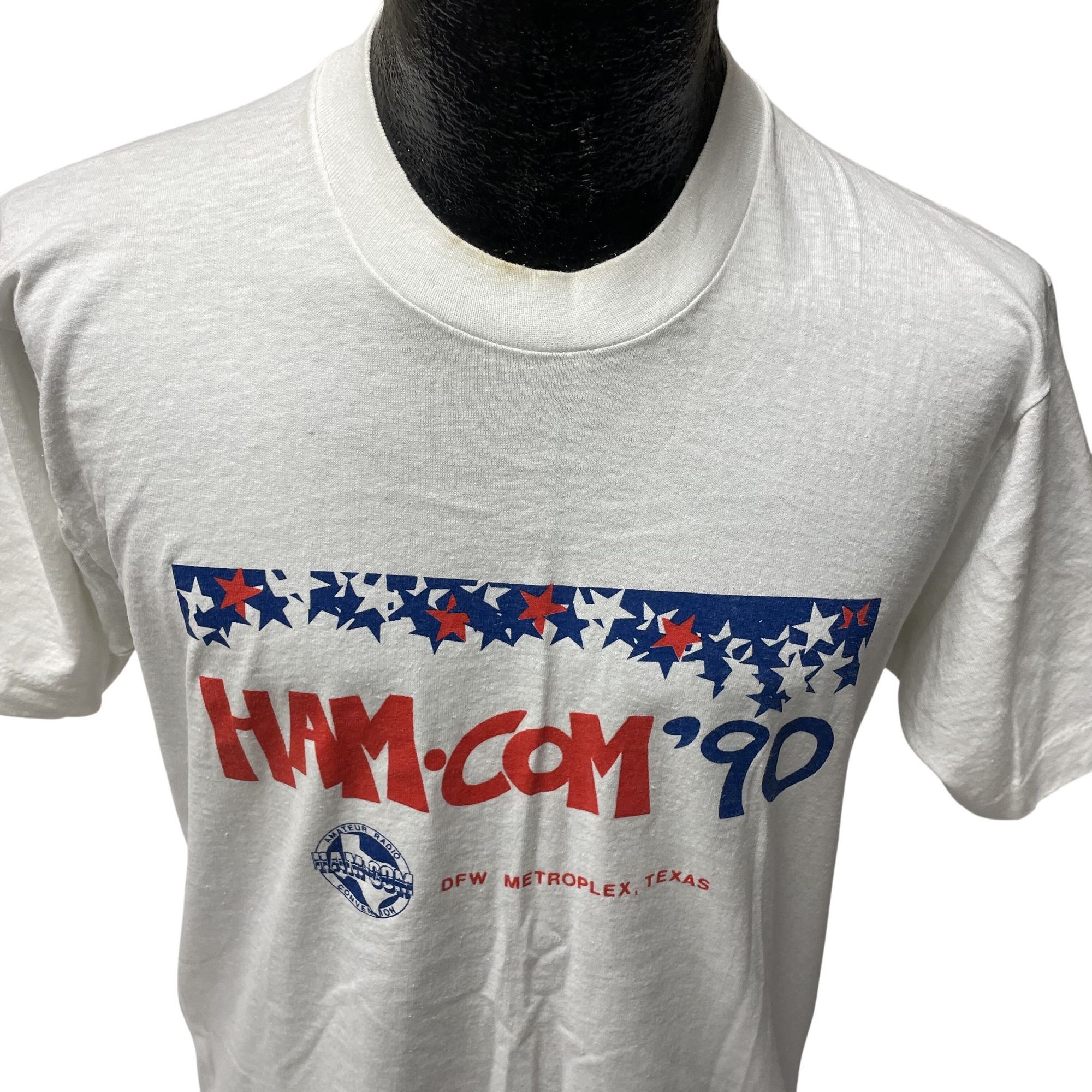 Other Vtg Screen Stars Best DFW HAM Radio Texas Convention T Shirt Size US L / EU 52-54 / 3 - 7 Thumbnail
