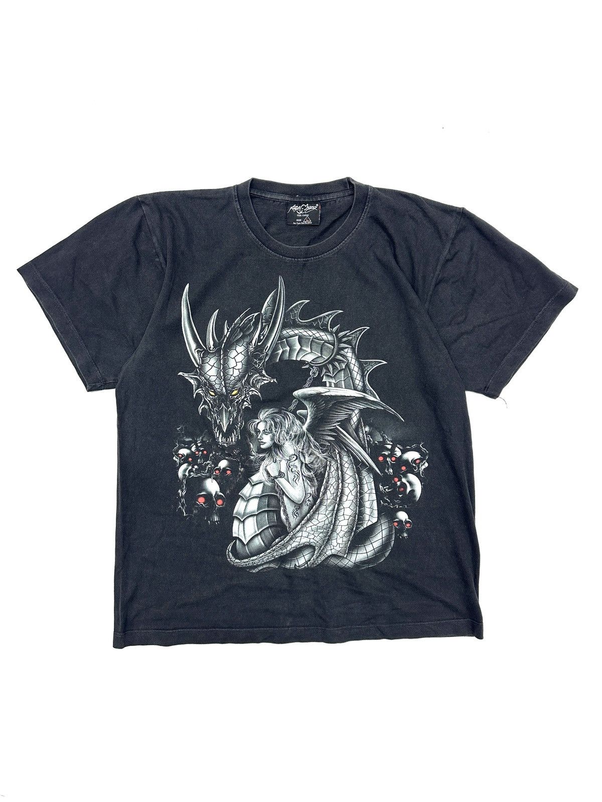 Anime VINTAGE MERCH ANIME Y2K SHIRT RETRO DRAGON PRINT T-SHIRT Size US L / EU 52-54 / 3 - 3 Thumbnail