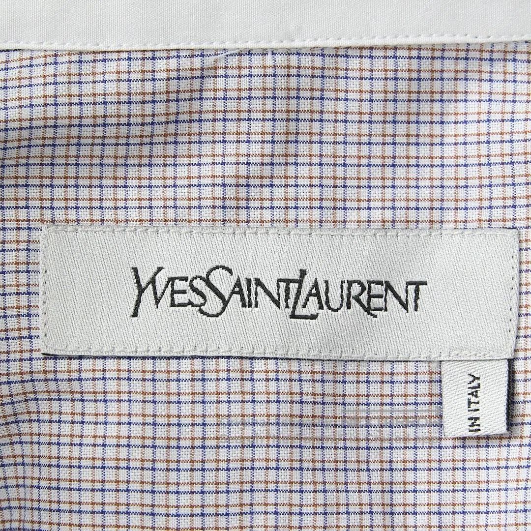 Saint Laurent Paris Saint Laurent Men's Logo Check Shirt. Size US M / EU 48-50 / 2 - 6 Thumbnail