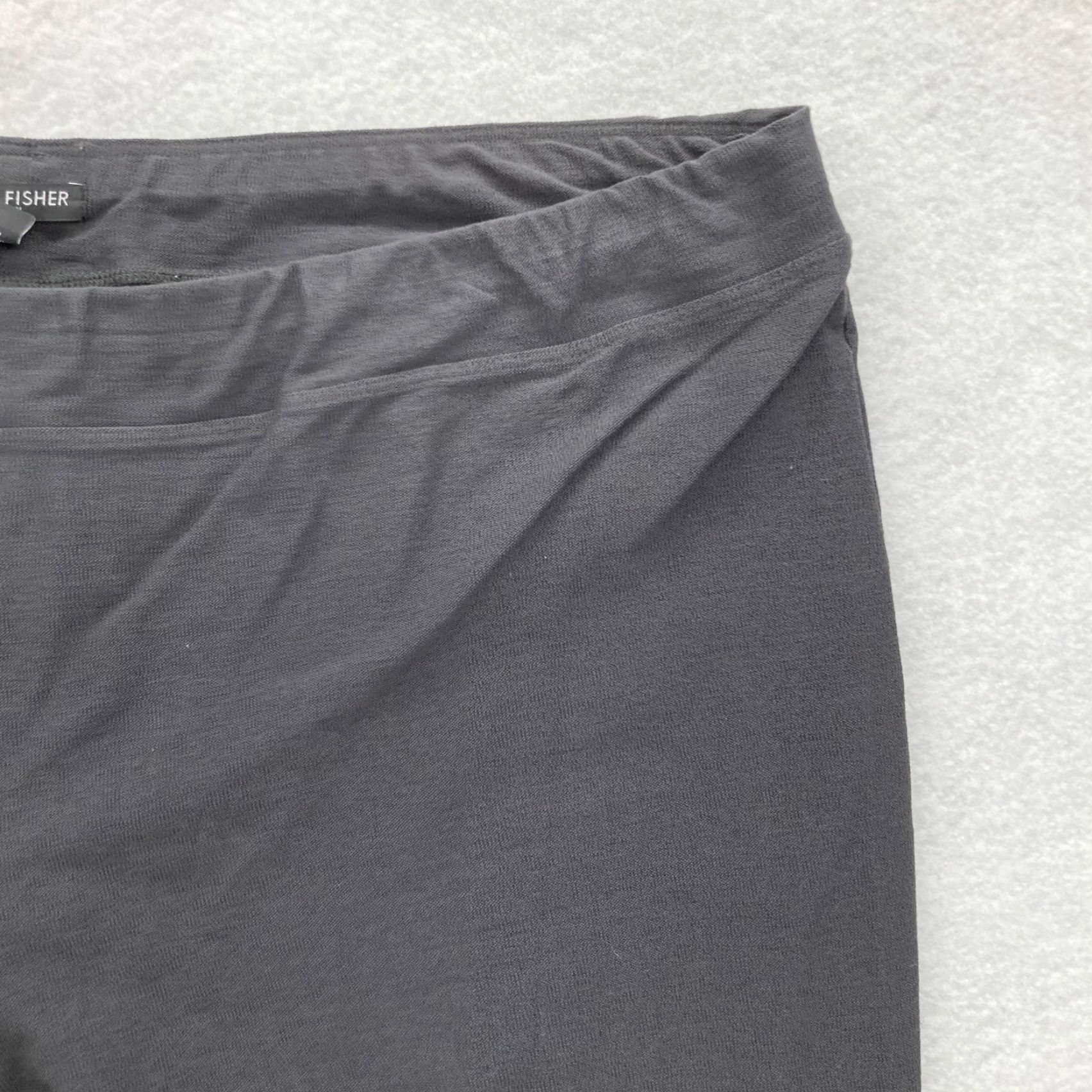 Eileen Fisher Eileen Fisher Pants Women's Plus 1X Gray Stretch Pull On Slim Leg City Preppy Size 40" / US 18 - 3 Thumbnail