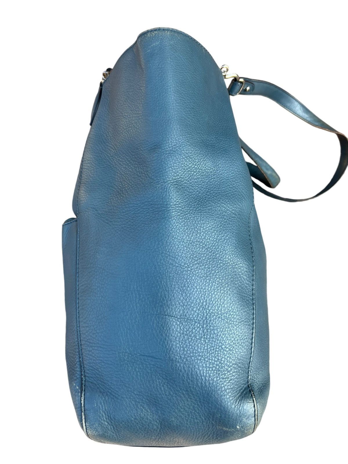 Leather FARO Japan Distressed Patina Leather 2 Way Tote Bag Size ONE SIZE - 15 Thumbnail
