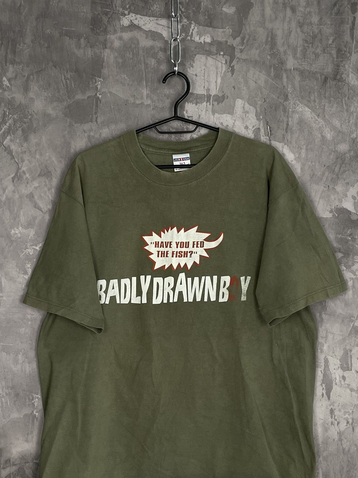 Band Tees Rare! Vintage 90s Badly Drawn Boy T Shirt Tour Tee Size US XL / EU 56 / 4 - 3 Thumbnail