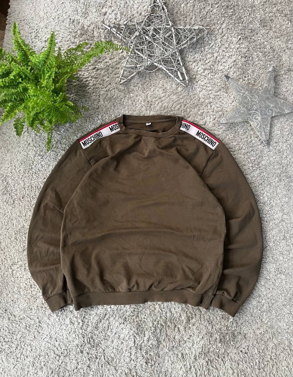 Moschino Sweatshirt Streetwear Logo Luxury Rare
