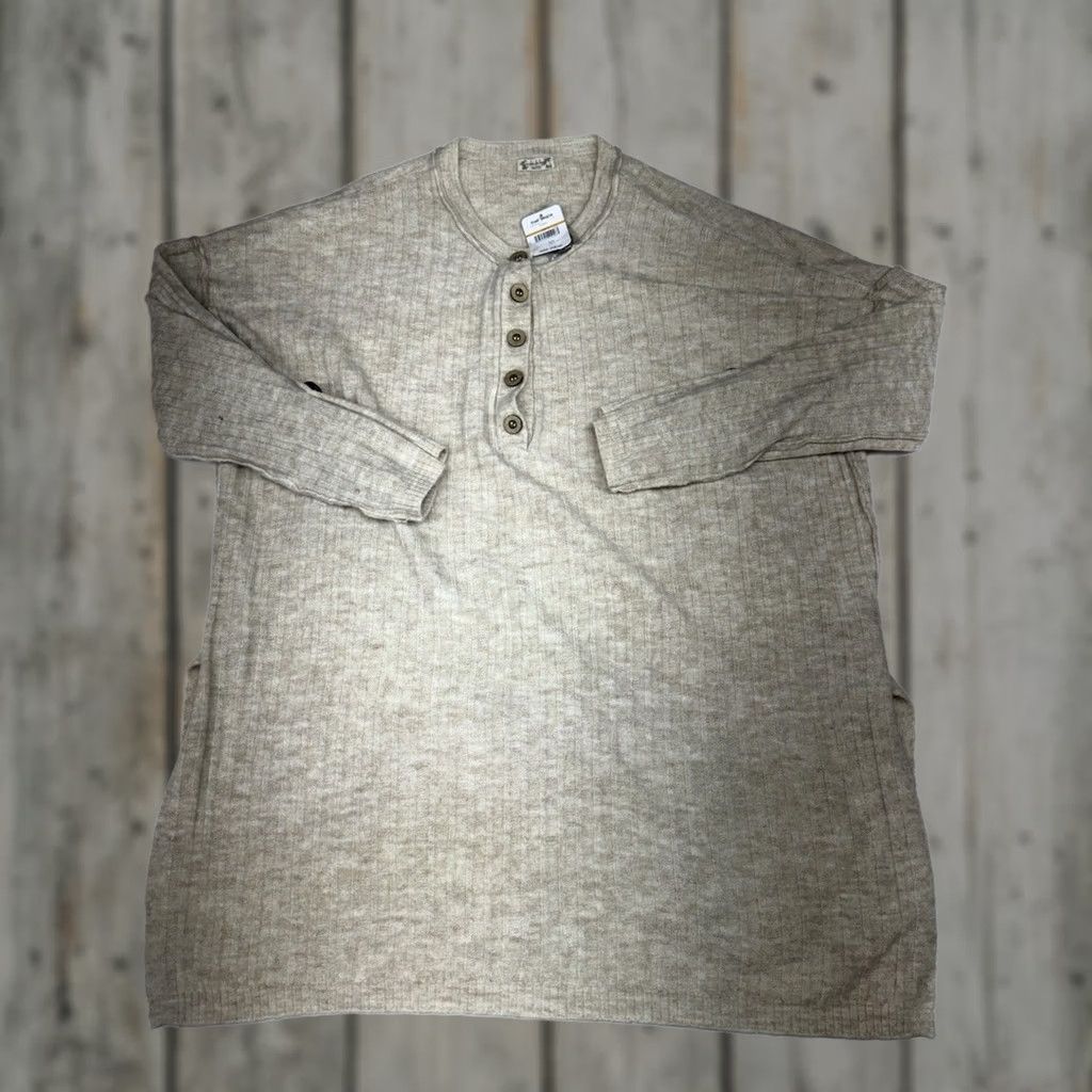 Free People Free People Women's Around The Clock Knit Sweater Pants Set Oatmeal S/M NWT Size S / US 4 / IT 40 - 1 Thumbnail