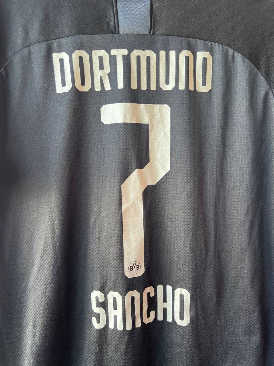 Puma 2019/20 BORUSSIA DORTMUND #7 SANCHO AWAY SOCCER JERSEY SHIRT Size US L / EU 52-54 / 3 - 15 Thumbnail