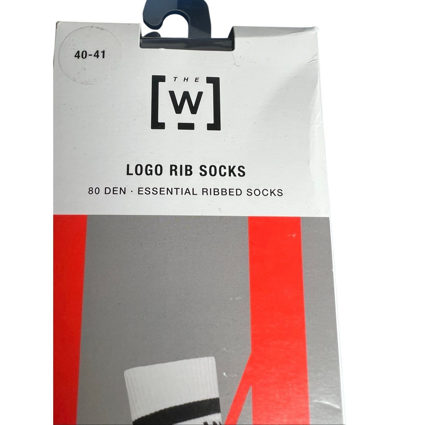 Wolford NWT Wolford The W Logo Rib Socks Sodalite Blue/Black Size 40 Size ONE SIZE - 4 Thumbnail