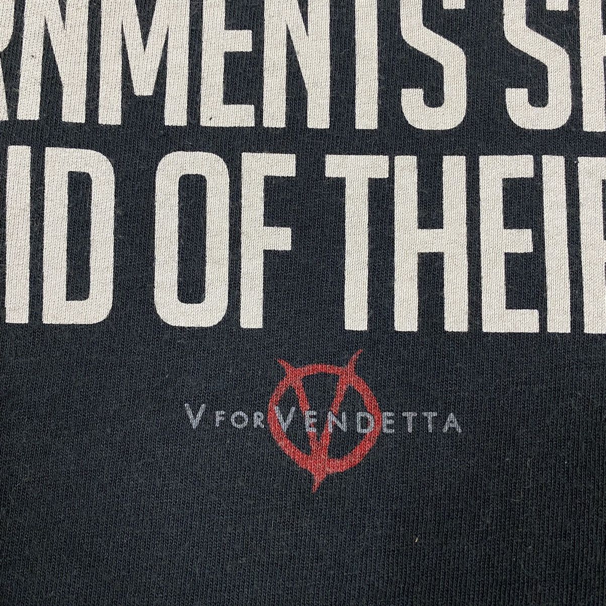 Vintage Vintage V FOR VENDETTA By Dc Comics Movie Tee Size US XL / EU 56 / 4 - 4 Thumbnail