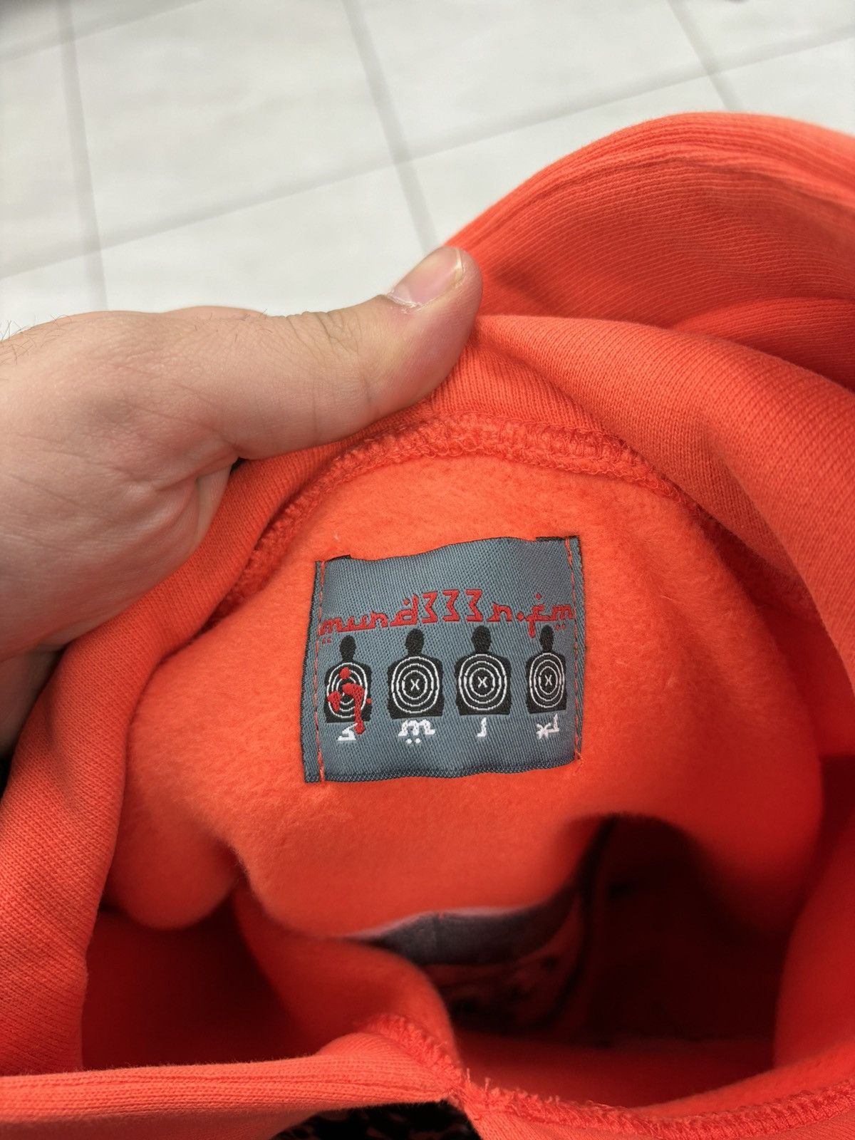 murd333r.fm Murd333r.fm Orange hoodie small Size US S / EU 44-46 / 1 - 3 Thumbnail