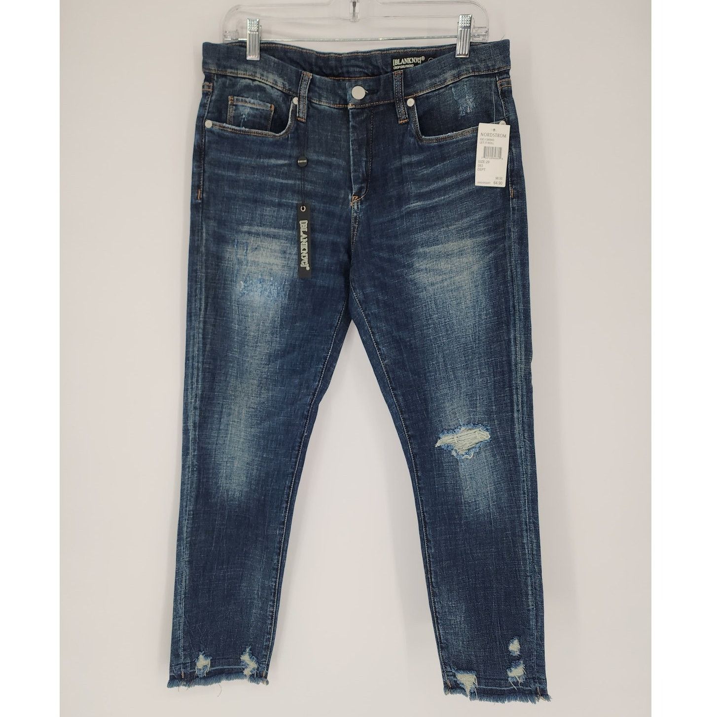 BLANKNYC Blank NYC Let It Roll Distressed Ankle Jeans Women’s Size 29 Size 29" - 2 Thumbnail