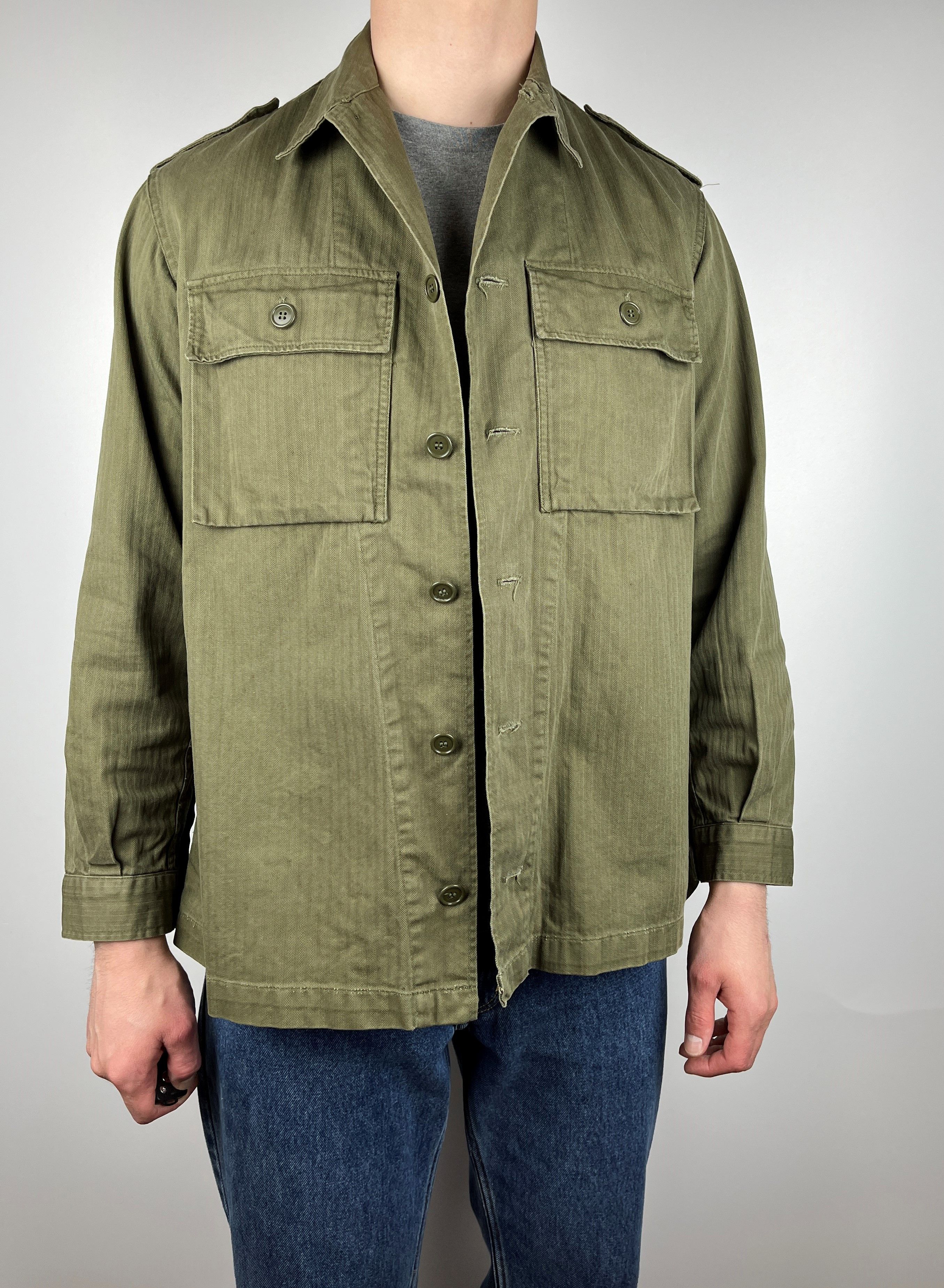 Le Laboureur 70s Vintage Neirynck-Confectie Lendelede Army Field Jacket Size US M / EU 48-50 / 2 - 3 Thumbnail
