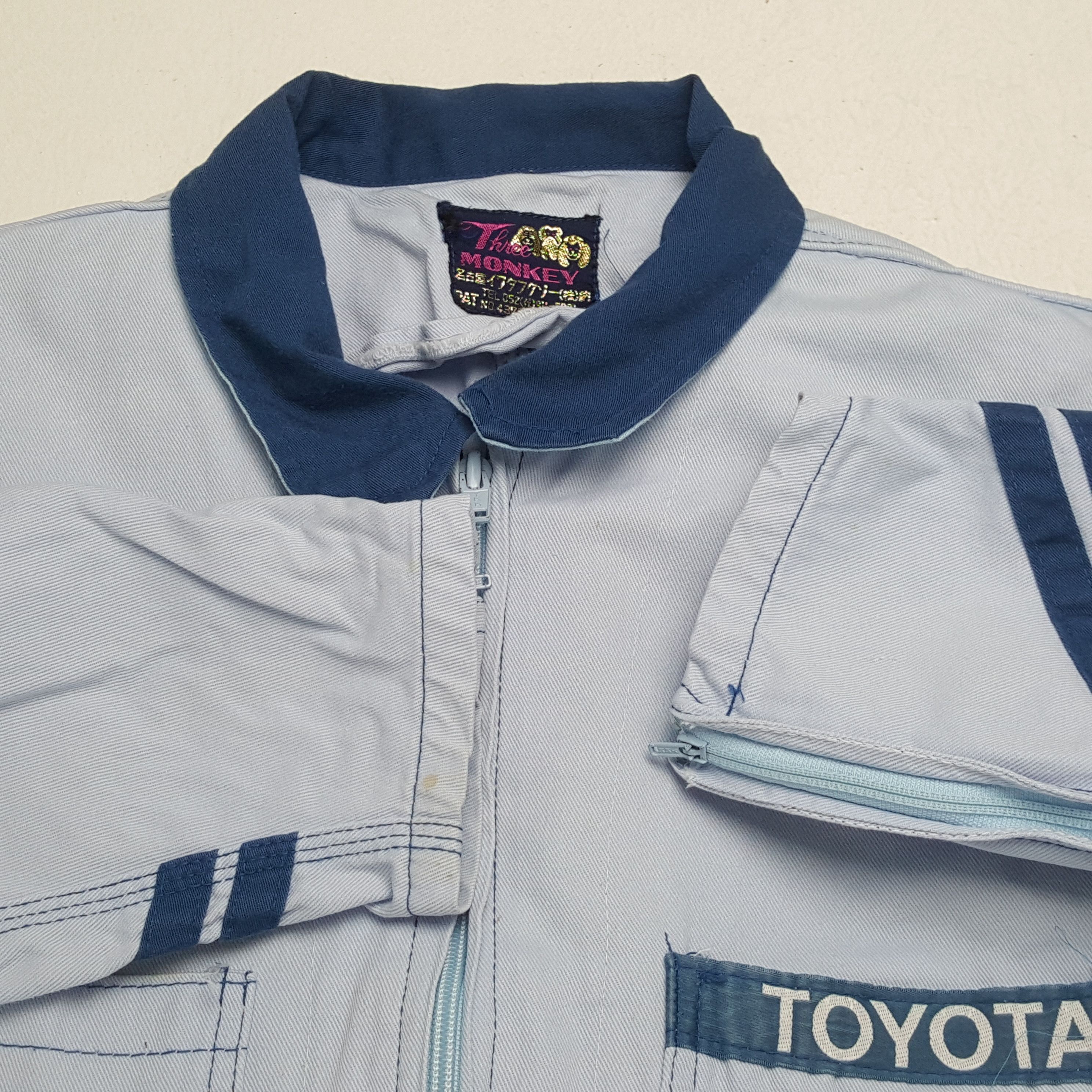 Vintage Vintage TOYOTA Japanese Racing Team Coverall Jacket Size US S / EU 44-46 / 1 - 13 Thumbnail
