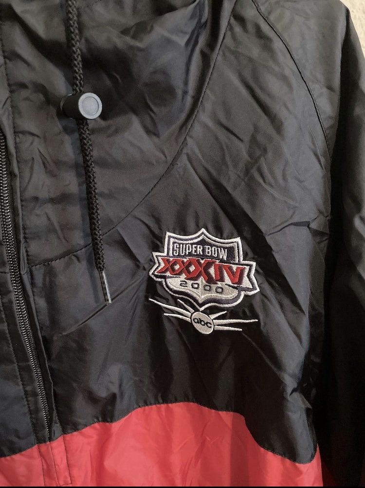 NFL Vintage 00s NFL Superbowl XXXIV Edition Windbreaker Size US XXL / EU 58 / 5 - 3 Thumbnail