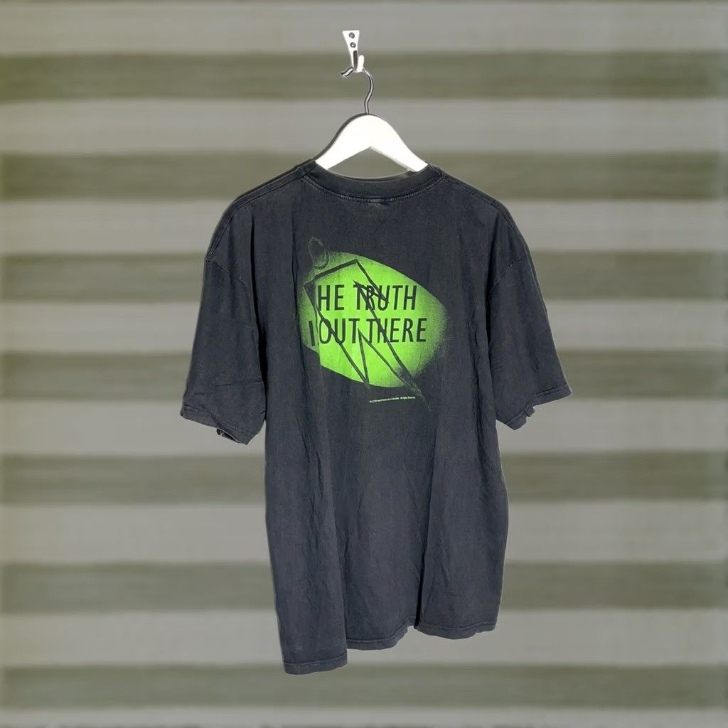 Gildan VINTAGE The X Files TV Series Promo Y2k Streetwear Movie Tee XL Black Cotton Gildan Shirt Mens 90s NSFW Size US XL / EU 56 / 4 - 1 Thumbnail