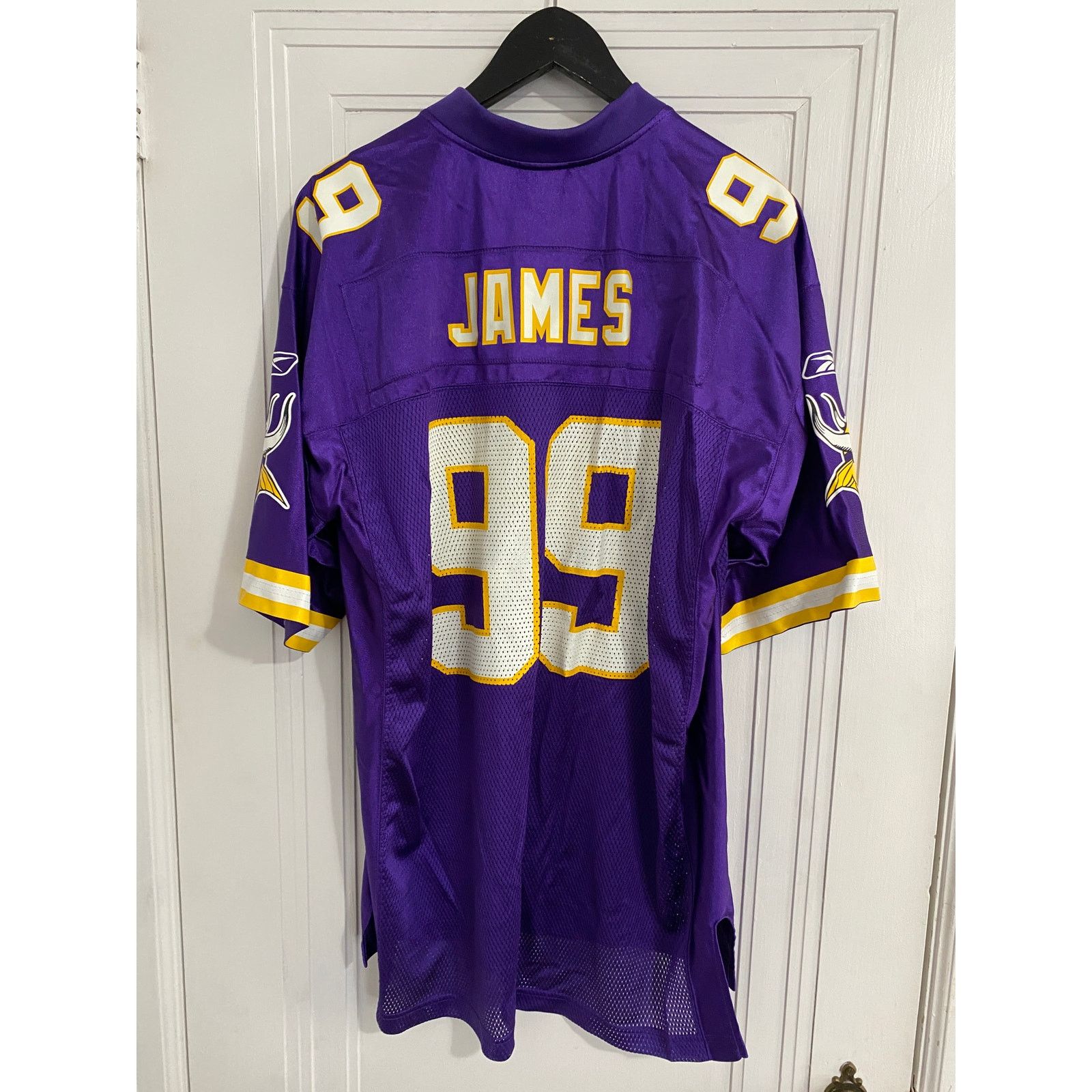 Reebok Throwback Erasmus James Minnesota Vikings Jersey Size Large Size US L / EU 52-54 / 3 - 1 Thumbnail