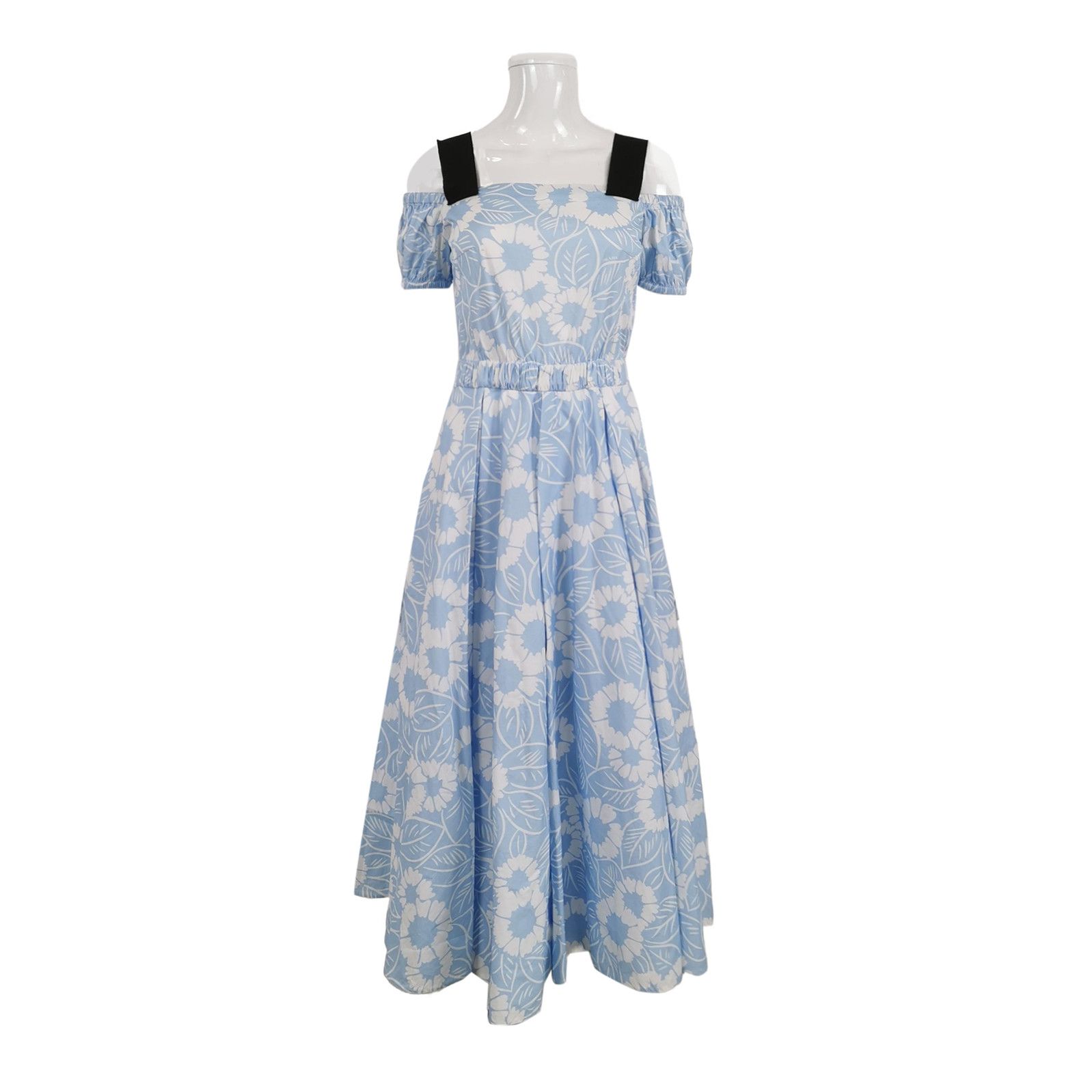 Prada Prada Color-Blocked Cotton Dress - dmc Size S / US 4 / IT 40 - 1 Thumbnail