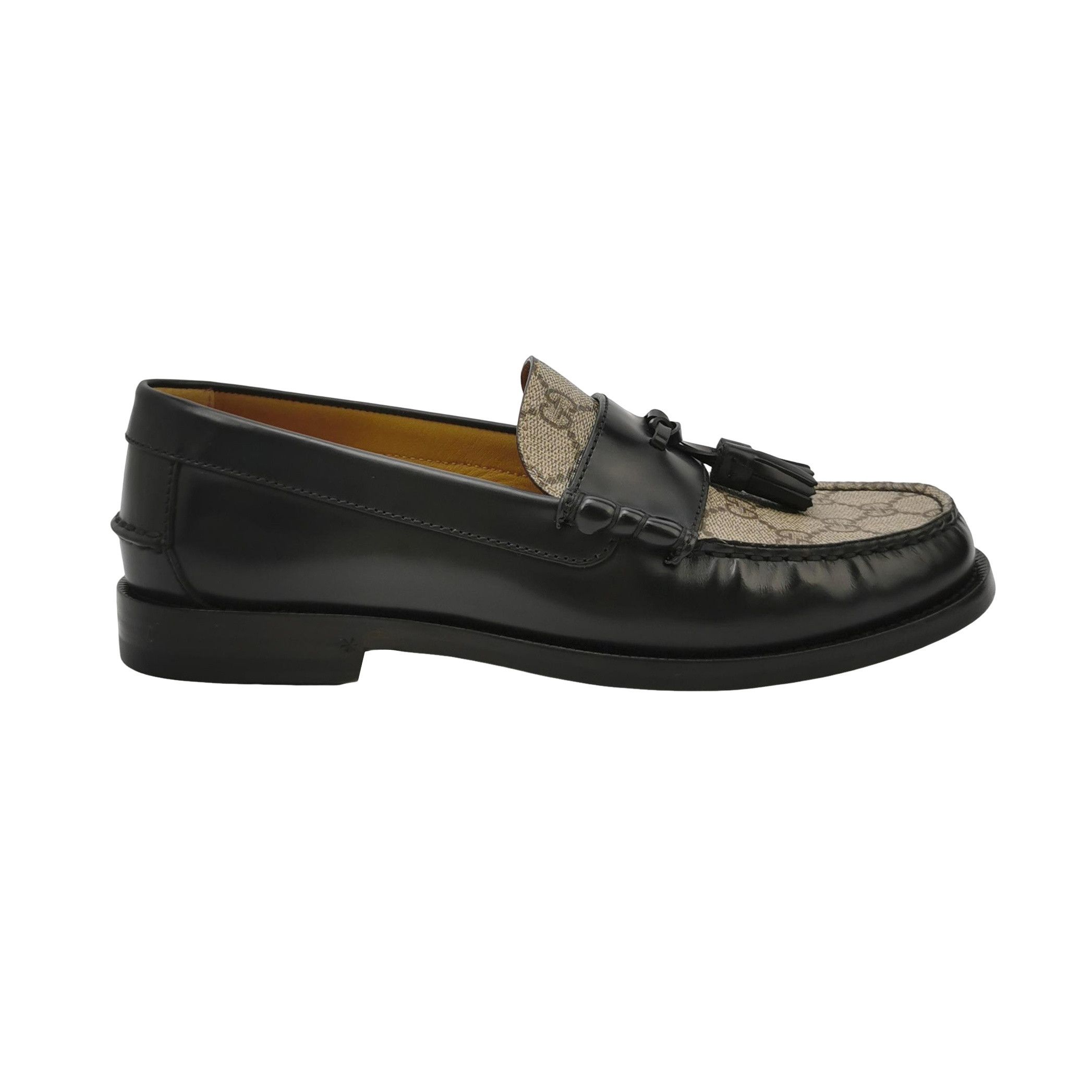 Gucci Gucci GG Canvas Tassel Loafers 6.5 Size US 7 / EU 40 - 1 Thumbnail