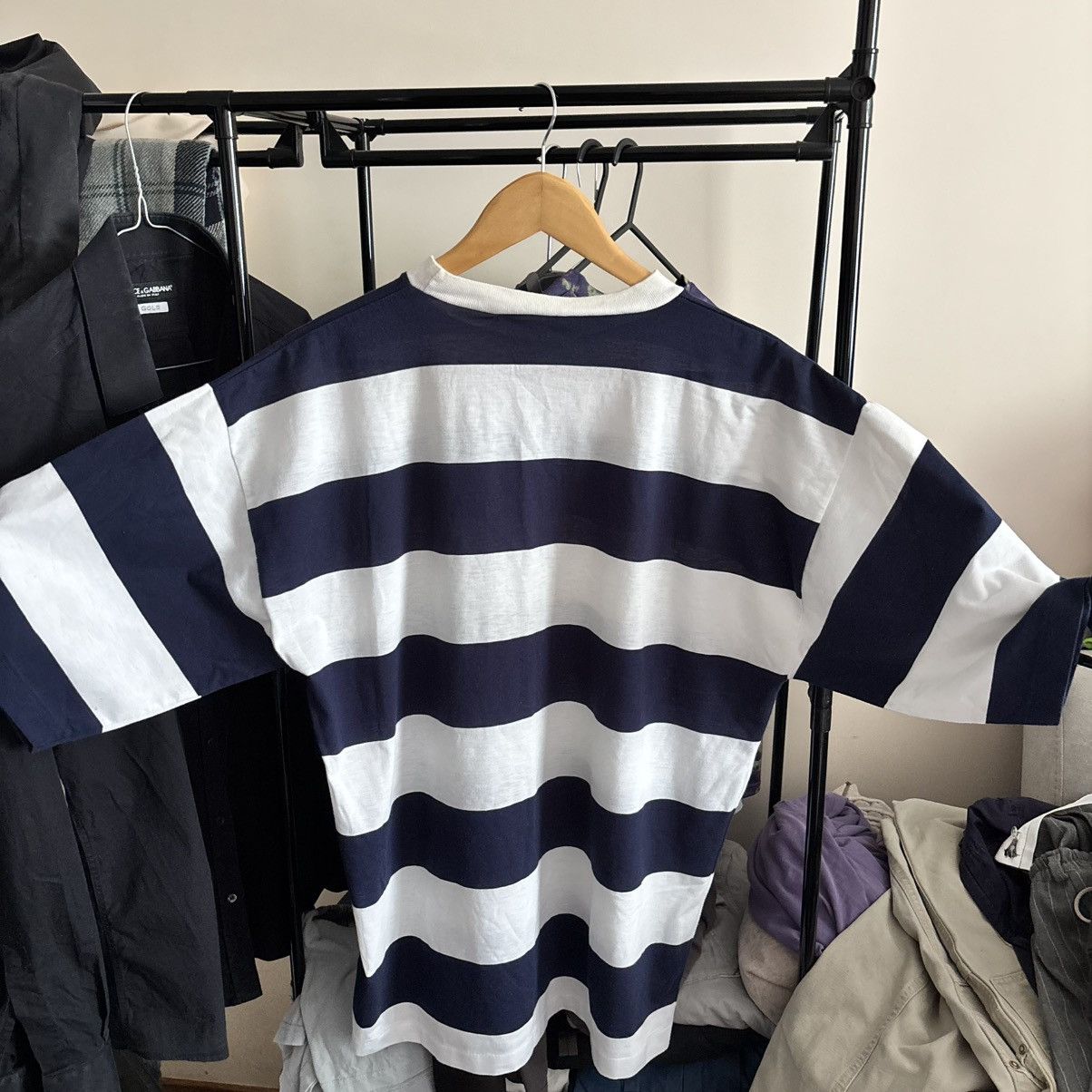 Vintage Vintage 80’s Oversized Stripe Marina T-Shirt Grunge ERD Punk Size US L / EU 52-54 / 3 - 2 Thumbnail