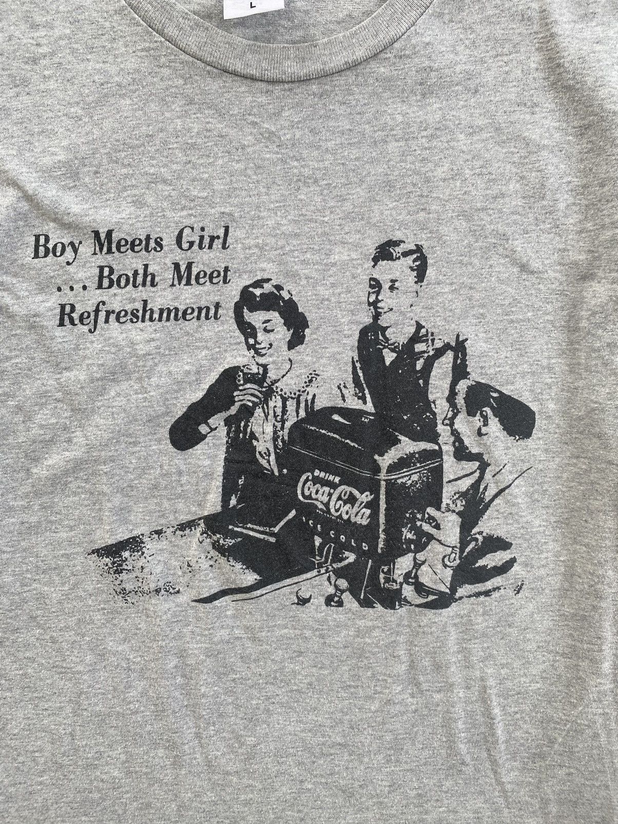 Coca Cola × Vintage COCA COLA REFRESHMENT TEE Size US L / EU 52-54 / 3 - 3 Thumbnail