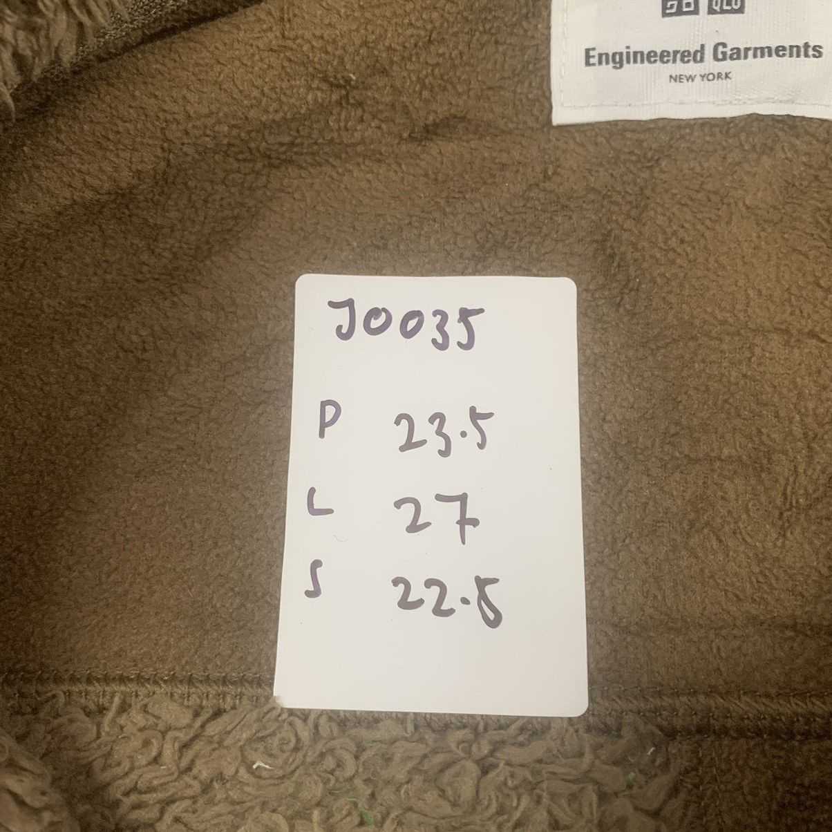 Engineered Garments × Japanese Brand × Uniqlo Vintage Uniqlo X Engineered Garments Deep Pile Fleece Jacket Size US M / EU 48-50 / 2 - 10 Thumbnail