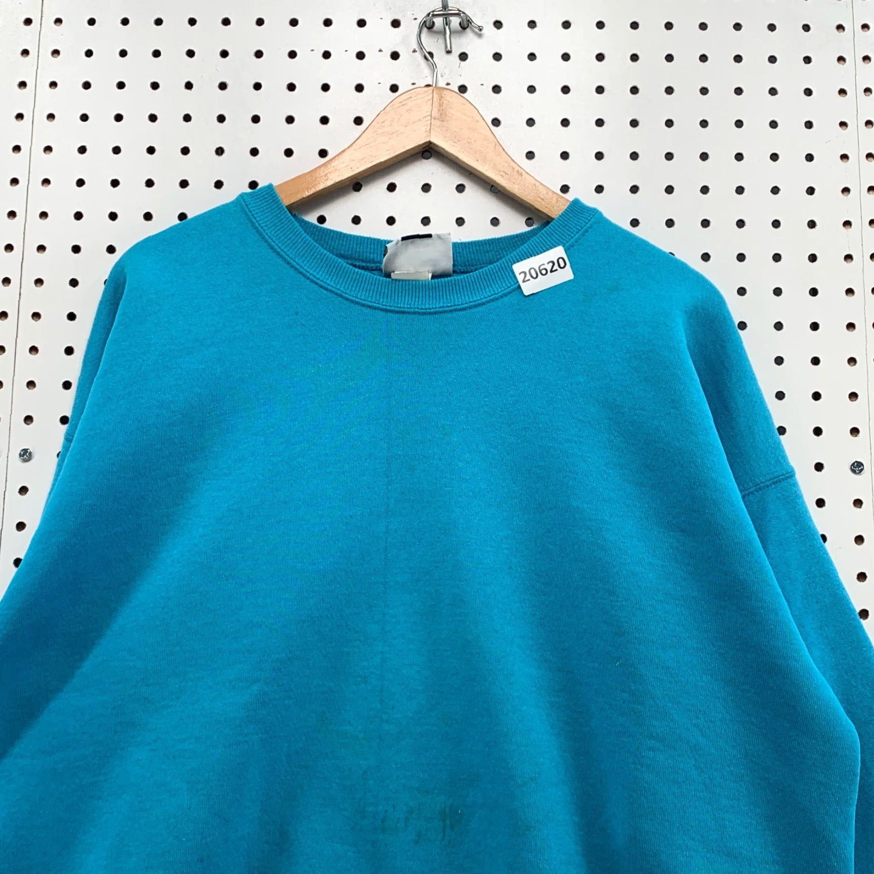 Lee VINTAGE LEE Sweatshirt Crewneck Adult 2XL Blue Heavyweight Cotton Blend Mens Pullover 25.5x28 Size US XXL / EU 58 / 5 - 6 Thumbnail