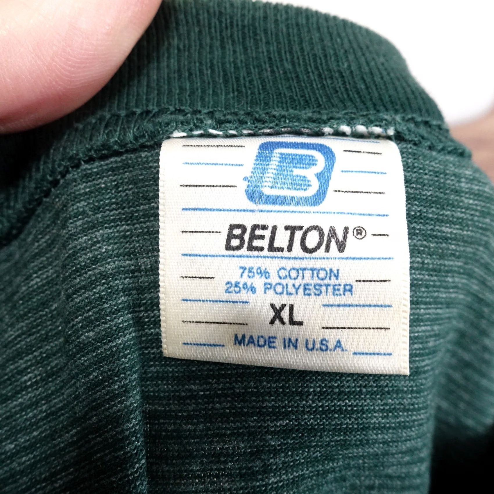 Vintage VINTAGE DAYTONA BEACH FLORIDA USA GREEN STRIPED SINGLE STITCH TSHIRT XL Size US XL / EU 56 / 4 - 7 Thumbnail