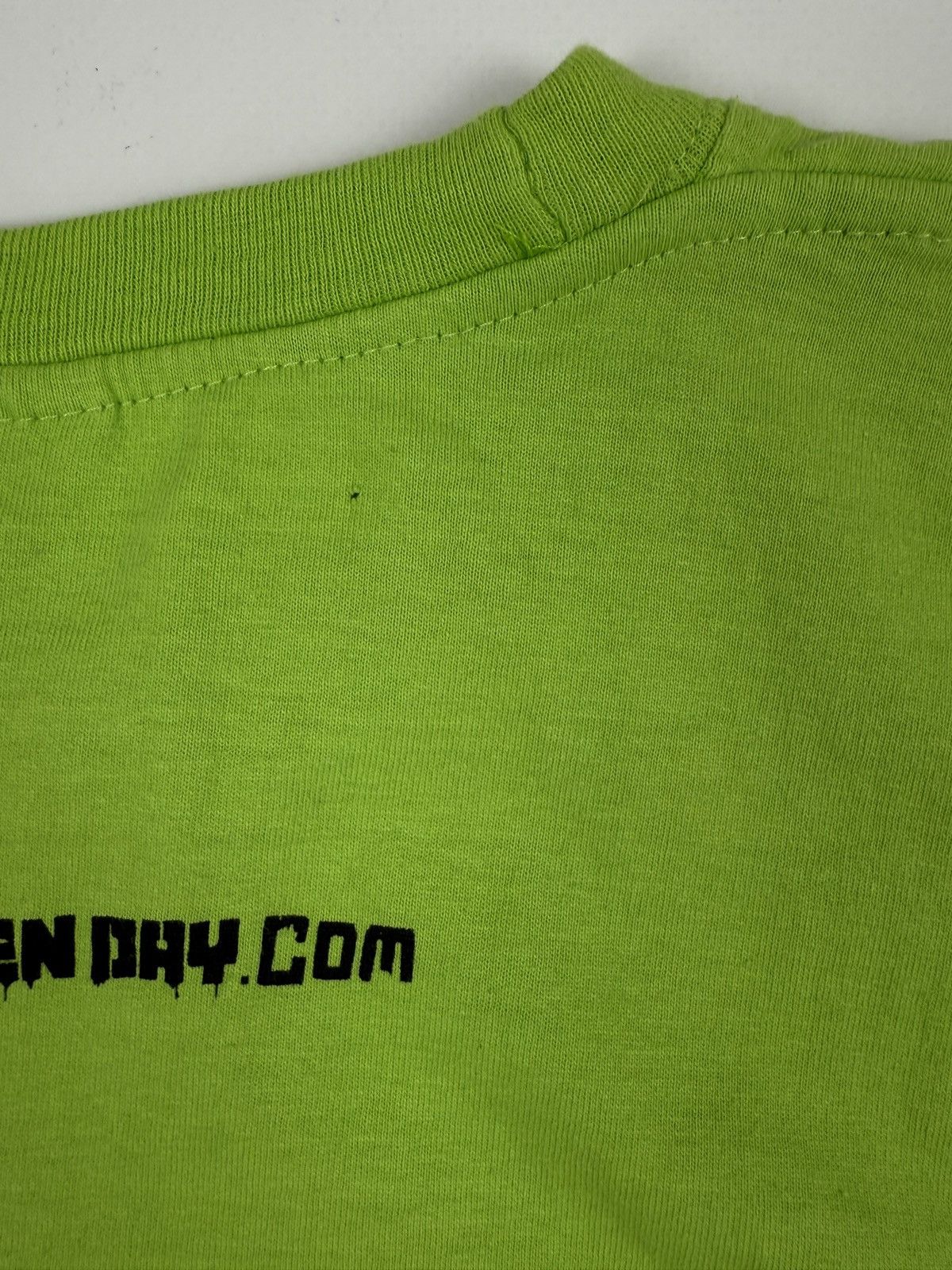 Band Tees 2009 Green Day 21st Century Breakdown Lime Green Graphic Tee Size US M / EU 48-50 / 2 - 8 Thumbnail